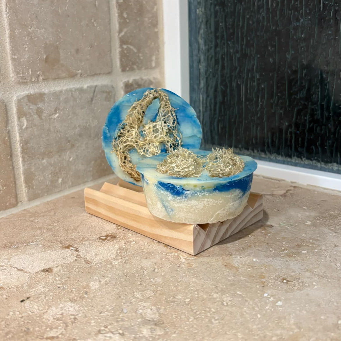 Loofah Goat Milk Soap Bars (Multiple scents)