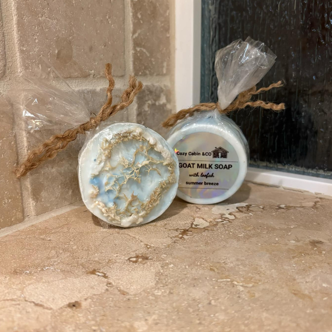 Loofah Goat Milk Soap Bars (Multiple scents)