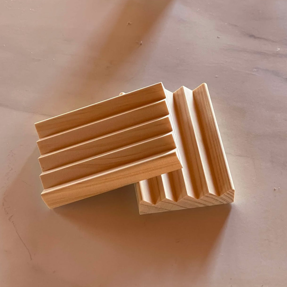 Wooden Zigzag Soap or Shampoo Bar Holder