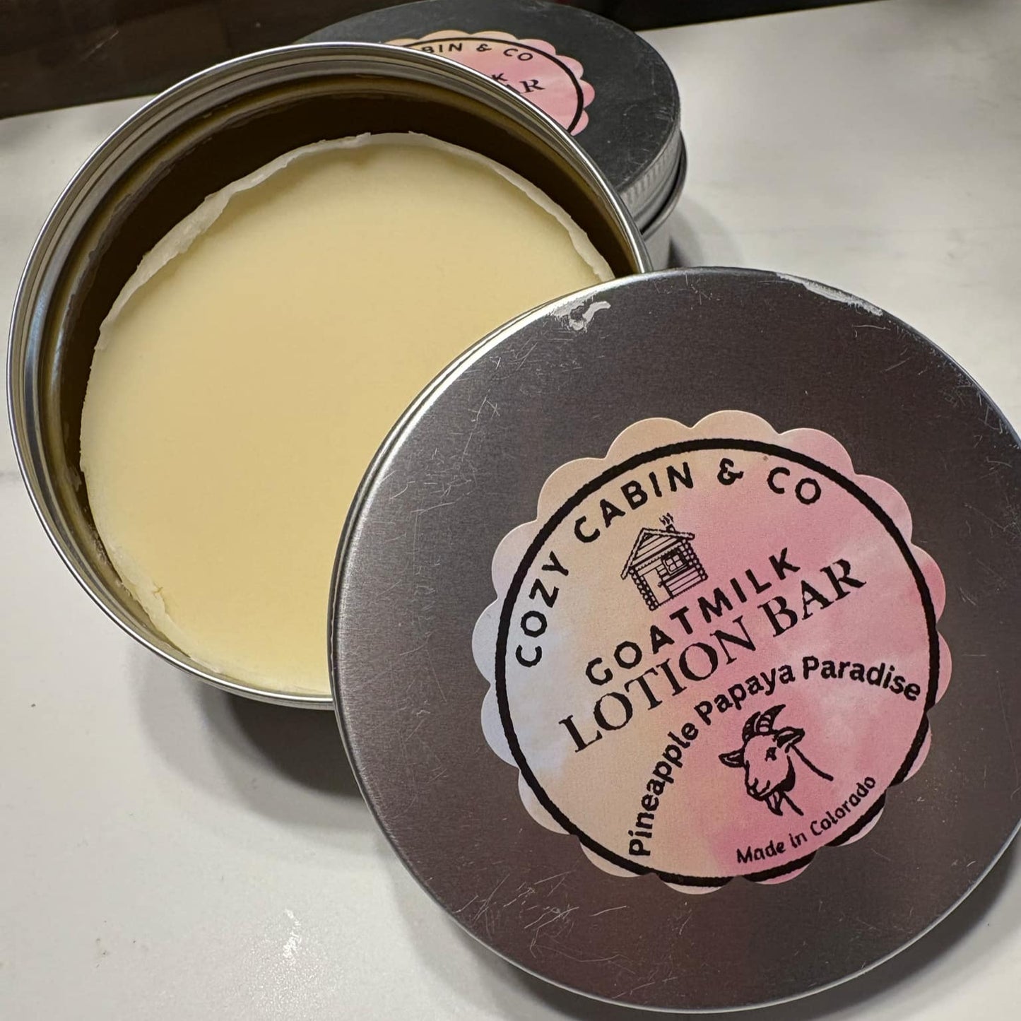 Pineapple Papaya Paradise Goat Milk Lotion Bar