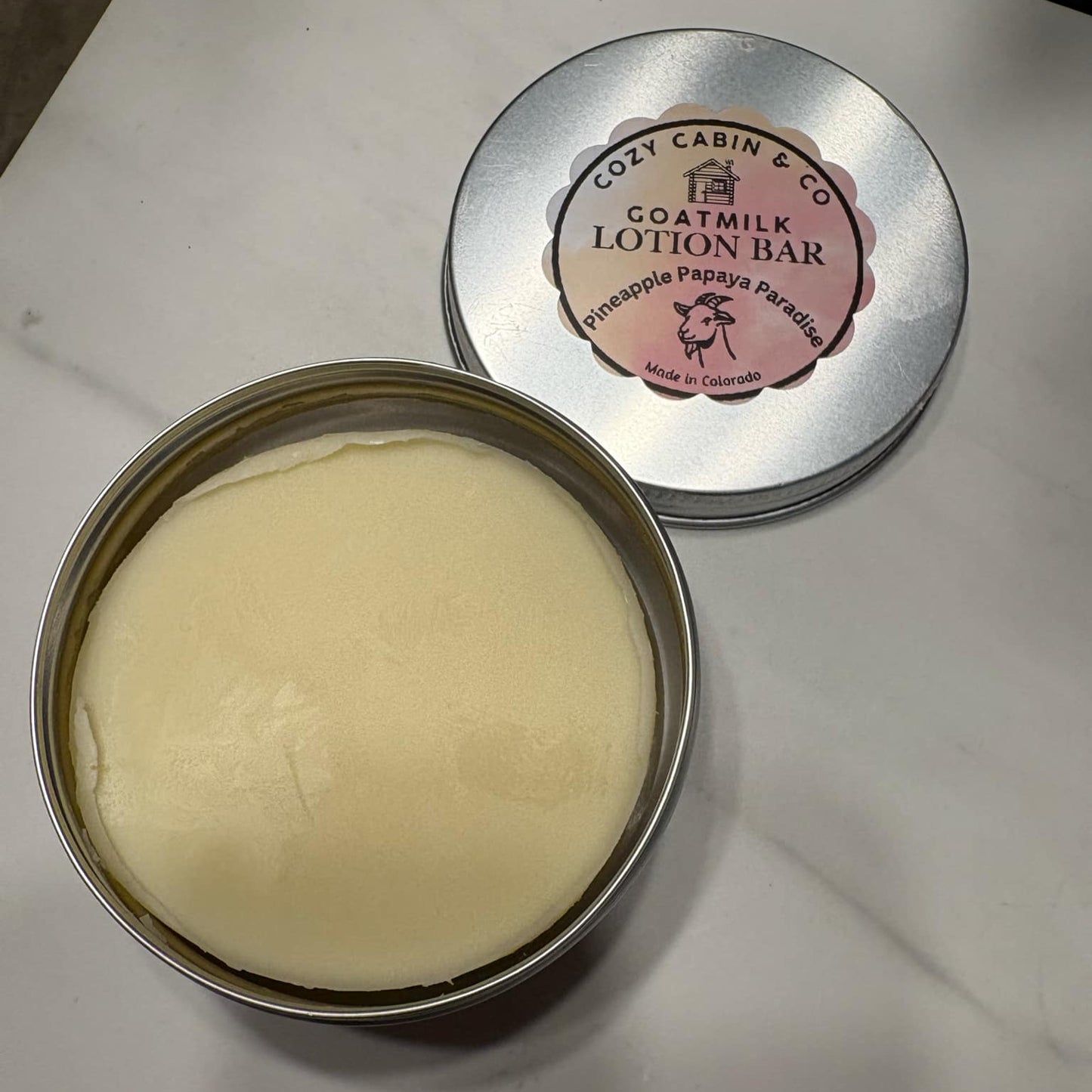 Pineapple Papaya Paradise Goat Milk Lotion Bar